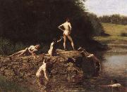 Thomas Eakins Swimming USA oil painting reproduction
